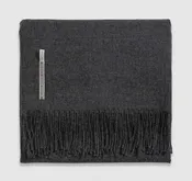 Alicia Adams Alpaca Throw in Smoky Heather