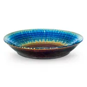 Amber Blue Pasta Bowl