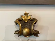 Carved and Gilded Wood Pediment