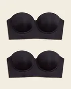 2-Pack Bras 360: Strapless Longline Contouring Bras