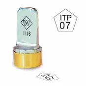 3/4″ Diameter Pentagon Inspection Stamp