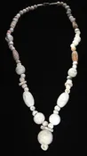 Ancient Afghani White Treated Carnelian Beads