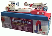 Coast Guard Ship And Helicopter Bath Blocks