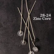 28-24 Zinc Core 6" Pre-Tabbed Wick