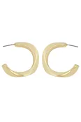 1.1 In Ear Post Org- Gold Hoo[