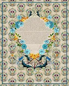 Karla Gudeon Entwined Natural Wallpaper Ketubah