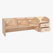 2 Drawer MasterCraft Jewelers Mini Bench Organizer Made In USA