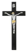 10 In Black Crucifix - Made in USA