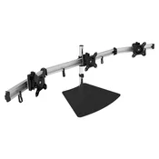 Triple Monitor Stand Freestanding LCD Computer Screen Desk Mount