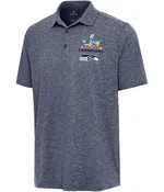 Antigua NFL Seattle Seahawks Super Bowl 60 Championship Par 3 Short Sleeve Polo Shirt