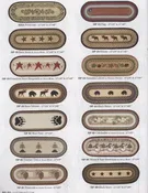 Oval Patch Table Runner Collection 36"