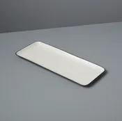 Aluminum and Enamel Platter, Graphite
