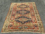 ANTIQUE 19Ct Caucasian SUMACH rug 7’4″ x10′ A&C Stickley era – RR4653