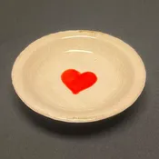 Round Heart Plate