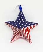 American Flag Star Ornament (special order - sold out)