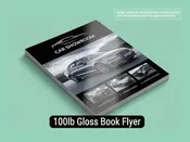 100lb Gloss Book Business Flyers