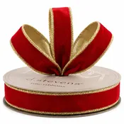 1" x 10yds Lush Velvet Metallic Ribbon