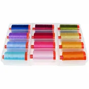 12 Large Spools Cotton 50wt Pat Sloan Perfect Box of Colors