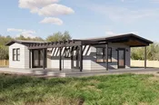 Traditional Style House Plan - 2 Beds 1 Baths 746 Sq/Ft Plan #1106-132
