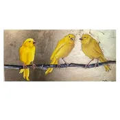Canary Triplets by Kelly Magee — Dutch Alley Artist’s Co-op
