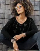 ABIGAIL PRINTED V LIGHTWEIGHT