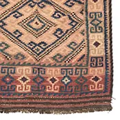 1950's Vintage Turkish Kilim Rug • 6’ x 13’