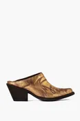 Cowboy Pointed Toe Mules - RODEO