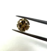 Brilliant  Cut  Champagne Round 1.03ct