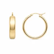 Everyday Domed Hoop Earrings