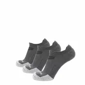 3 Pack Basalt - Run No Show Lightweight Merino Wool Sock