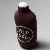 Cold Brew Coffee Rattle Organic Baby Toy by Estella NYC