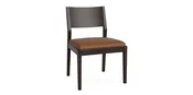 Maple Leather Side Chair | Bassett Furniture
