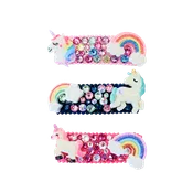 3 Pack Clip Set: Pink Unicorns
