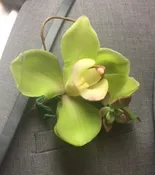 BOUTINIERRE W/ CYM ORCHID & SUCCULENT