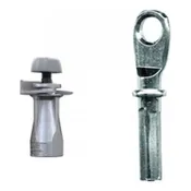 1/4" Straight Eyelet Cable Unigrip Hanger No. 2