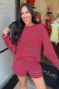 Better Together Red Stripe Set