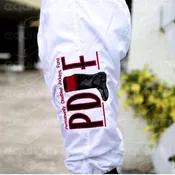 Custom Large Embroidery Service - Metallic Thread Horse Jockey