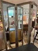 3 Panel Mirrored room divider