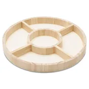 10" Round 5-Section Tray