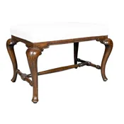 Dutch Rococo Walnut Bench