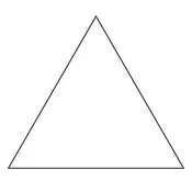 1in Equilateral Triangle Papers for EPP