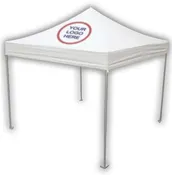 10×10 Commercial Popup Tent with (1) Logo