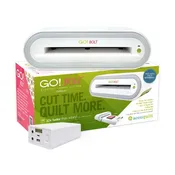 AccuQuilt GO! Bolt Electric Fabric Cutter + Battery Pack Starter Pack 56849