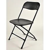 Black Folding Chair (FOR INDOOR USE ONLY)