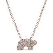 14k Rose Gold Petite Eternity Bear