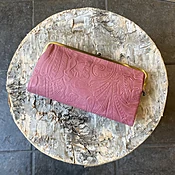 Embossed Leather Clutch Wallet — A Pied Shoe Boutique