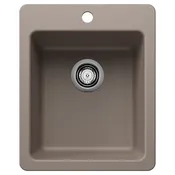 Bar Sink Liven 20.5 x 17 Inch 1 Bowls 1 Hole Truffle Undermount/Drop-In
