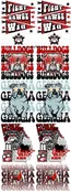 Georgia Dawgs Fan DTF Gang Sheet