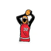 Big Red Spirit Sticker
