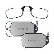 2-Pack Readers + Silver Keychain